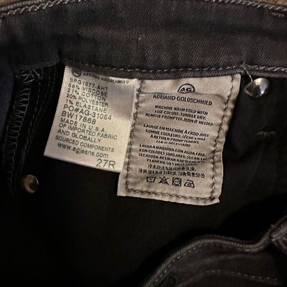 Adriano Goldschmied AG the stevie ankle gray jeans size 27r - Picture 3 of 8